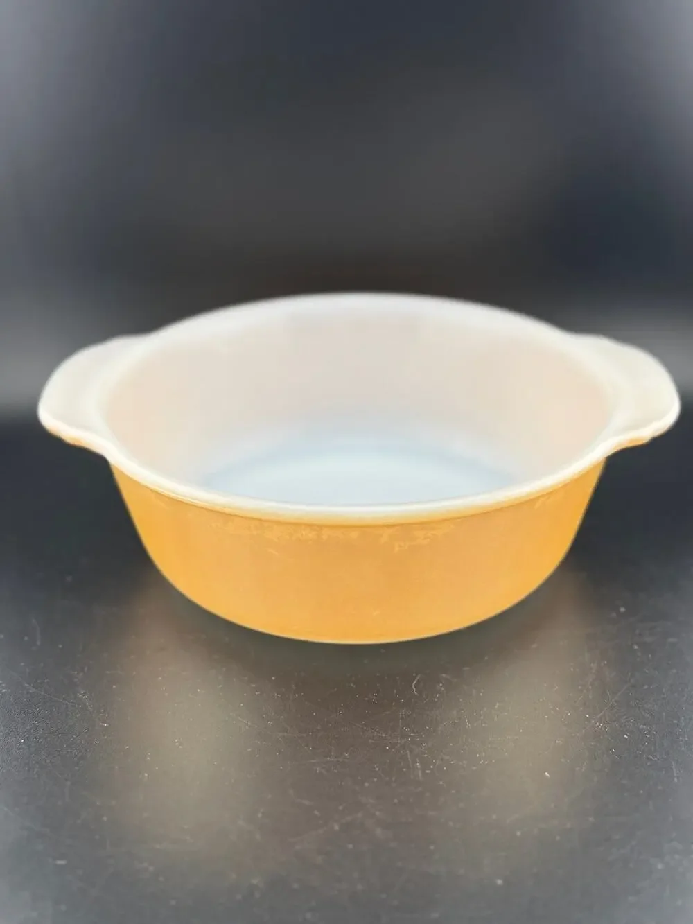 Anchor Hocking Peach Luster 1 Quart Casserole Dish